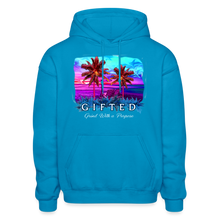 Load image into Gallery viewer, MIGHT NIGHTS Hoodie - turquoise