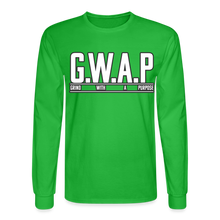 Load image into Gallery viewer, GWAP Long Sleeve T-Shirt - bright green