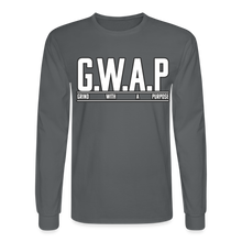 Load image into Gallery viewer, GWAP Long Sleeve T-Shirt - charcoal