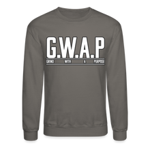 Load image into Gallery viewer, GWAP Crewneck Sweatshirt - asphalt gray