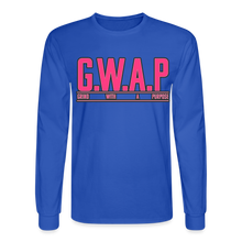 Load image into Gallery viewer, GWAP Long Sleeve T-Shirt - royal blue