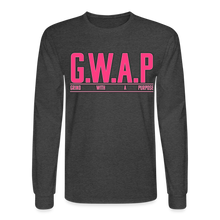 Load image into Gallery viewer, GWAP Long Sleeve T-Shirt - heather black