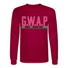 Load image into Gallery viewer, GWAP Long Sleeve T-Shirt - dark red