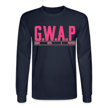 Load image into Gallery viewer, GWAP Long Sleeve T-Shirt - navy