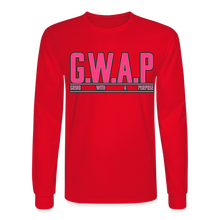 Load image into Gallery viewer, GWAP Long Sleeve T-Shirt - red