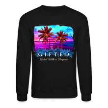 Load image into Gallery viewer, MIAMI NIGHTS Crewneck Sweatshirt - black