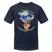 Load image into Gallery viewer, The World Is Yours T-Shirt - navy