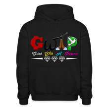Load image into Gallery viewer, NEW Front & Back GWAP Hoodie - black