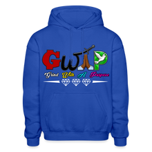 Load image into Gallery viewer, NEW Front & Back GWAP Hoodie - royal blue
