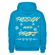 Load image into Gallery viewer, NEW Front & Back GWAP Hoodie - turquoise