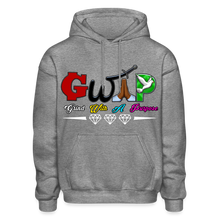 Load image into Gallery viewer, NEW Front & Back GWAP Hoodie - graphite heather
