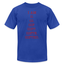 Load image into Gallery viewer, I AM GIFTED T-SHIRT - royal blue