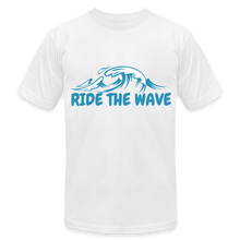 Load image into Gallery viewer, RIDE THE WAVE T-SHIRT - white