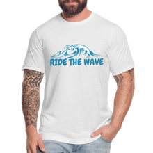 Load image into Gallery viewer, RIDE THE WAVE T-SHIRT - white