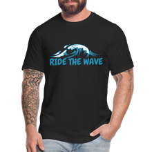 Load image into Gallery viewer, RIDE THE WAVE T-SHIRT - black
