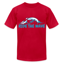 Load image into Gallery viewer, RIDE THE WAVE T-SHIRT - red