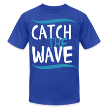 Load image into Gallery viewer, CATCH THE WAVE T-SHIRT - royal blue