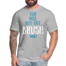 Load image into Gallery viewer, YOU WILL NOT OUT BRUSH ME T-SHIRT - heather gray