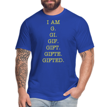 Load image into Gallery viewer, I AM GIFTED T-SHIRT - royal blue