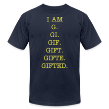 Load image into Gallery viewer, I AM GIFTED T-SHIRT - navy