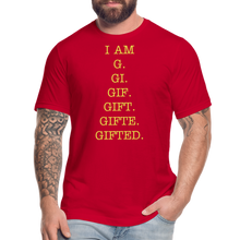 Load image into Gallery viewer, I AM GIFTED T-SHIRT - red