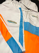 Load image into Gallery viewer, Limited Edition WHITE/ORANGE GWAP Embroidery Windbreaker Sets
