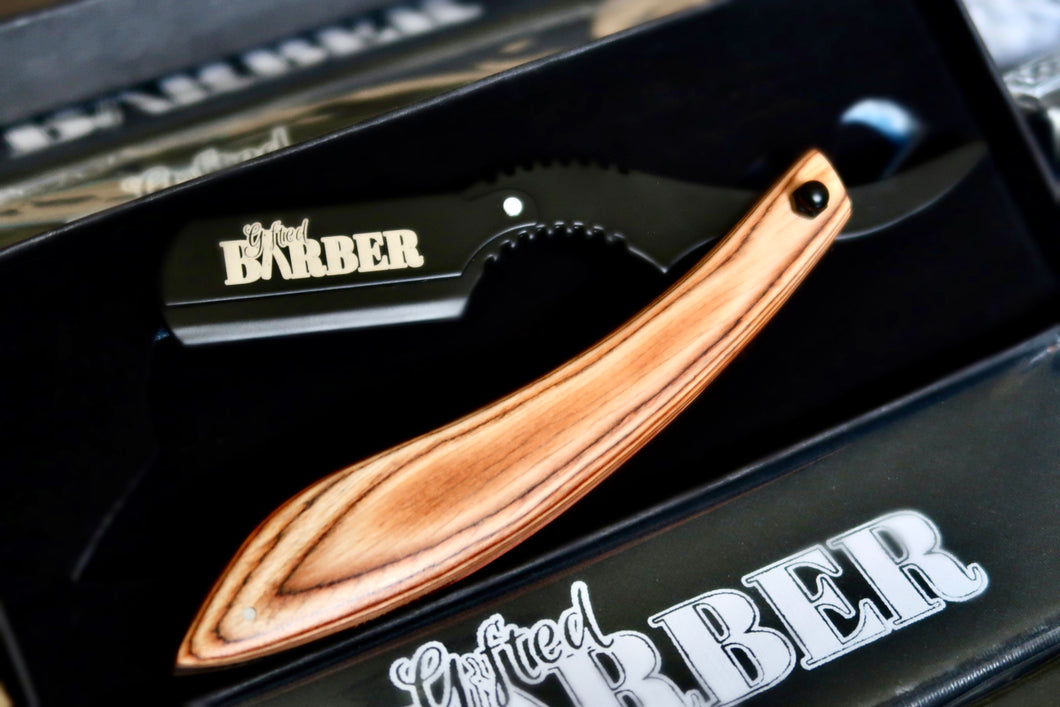 Limited Edition Wood Handle Barber Razor