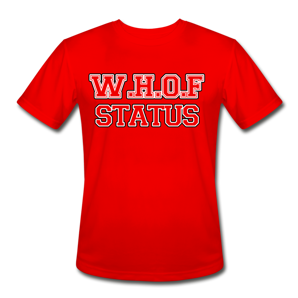 W.H.O.F Status - red