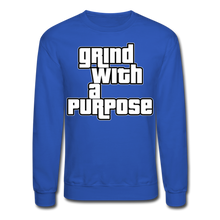 Load image into Gallery viewer, Grind With A Purpose Crewneck Sweatshirt - royal blue
