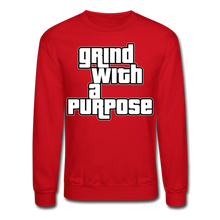 Load image into Gallery viewer, Grind With A Purpose Crewneck Sweatshirt - red
