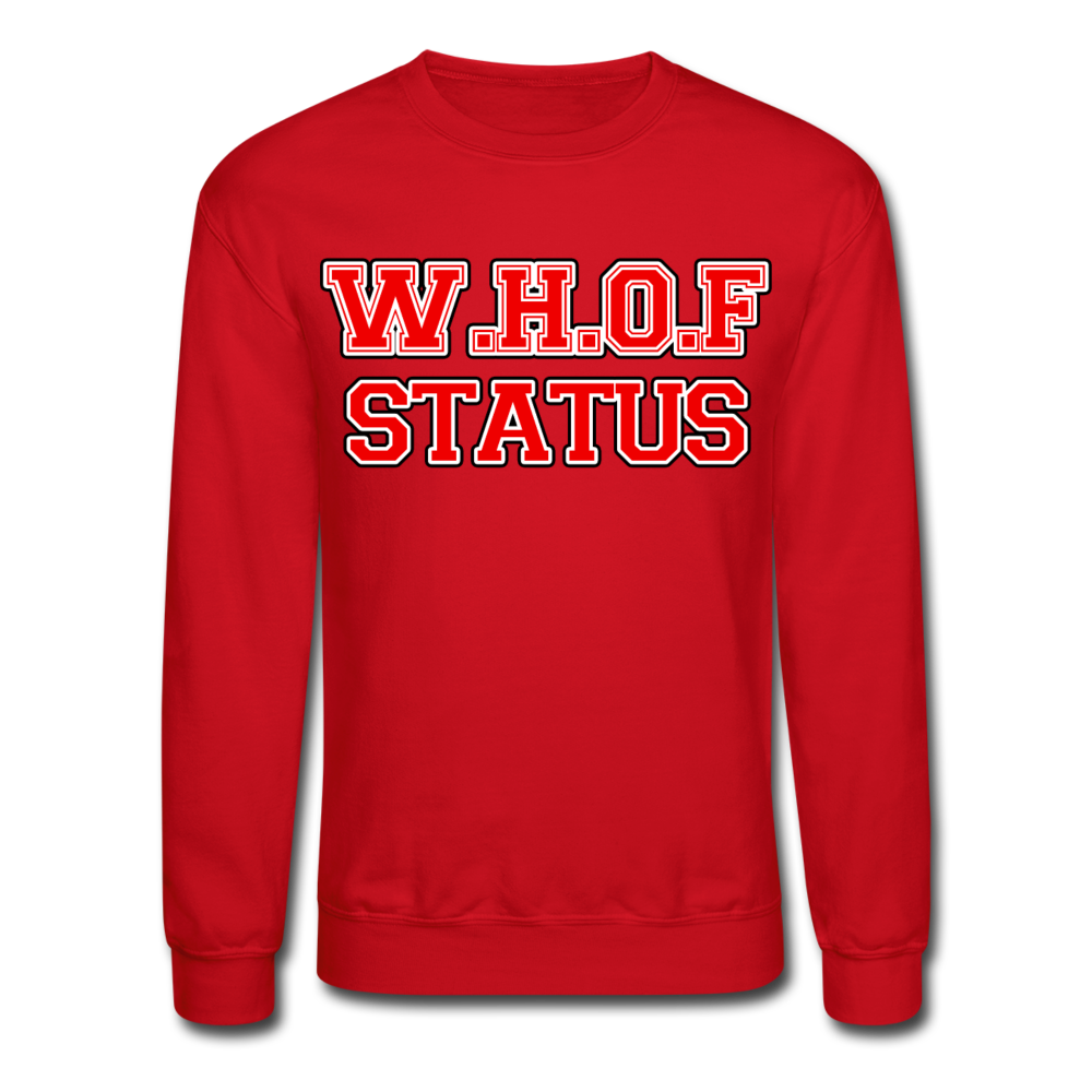 W.H.O.F Crewneck Sweatshirt - red