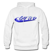 Load image into Gallery viewer, Blue Gifted Wave Check Edition Hoodie - white
