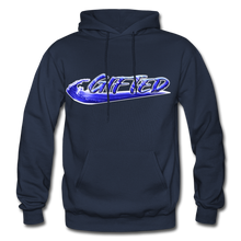 Load image into Gallery viewer, Blue Gifted Wave Check Edition Hoodie - navy
