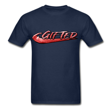 Load image into Gallery viewer, Fire Red Gifted Wave check - navy
