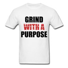 Load image into Gallery viewer, Fire Red Grind With A Purpose Shirt - white
