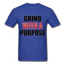 Load image into Gallery viewer, Fire Red Grind With A Purpose Shirt - royal blue
