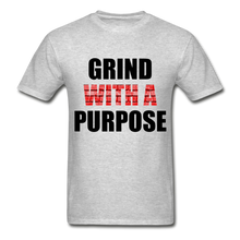 Load image into Gallery viewer, Fire Red Grind With A Purpose Shirt - heather gray
