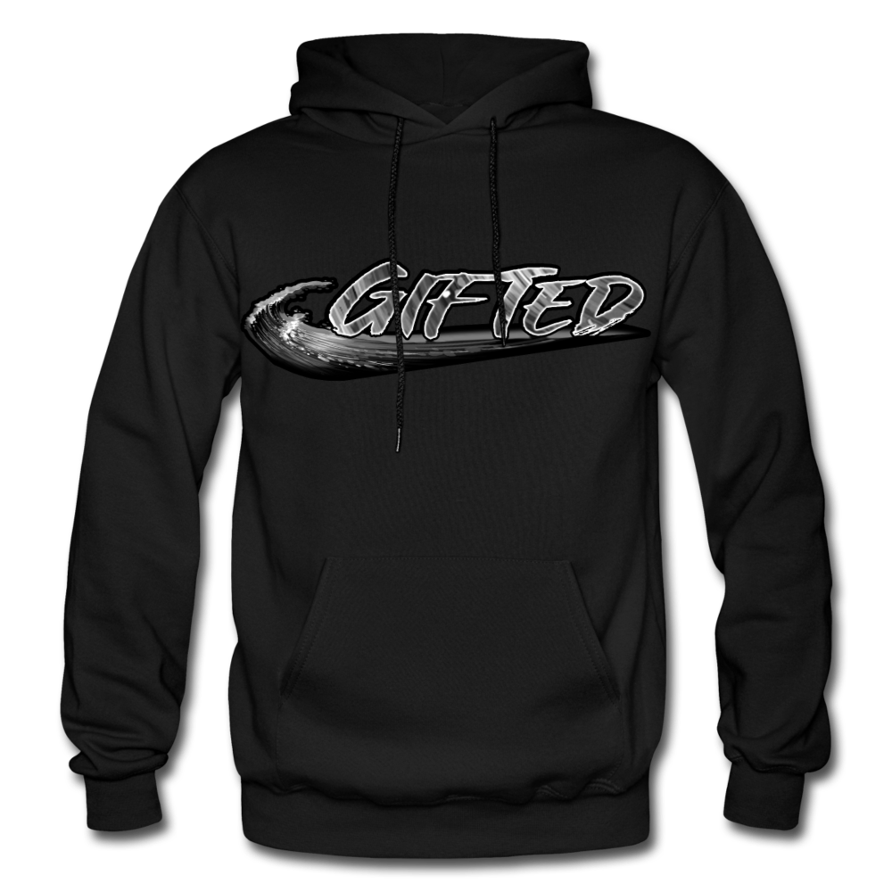 Gifted Wave Check Snow Edition Hoodie - black