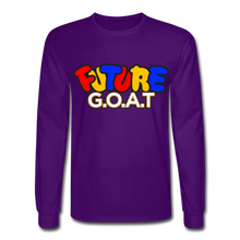 Load image into Gallery viewer, FUTURE G.O.A.T Long Sleeve T-Shirt - purple
