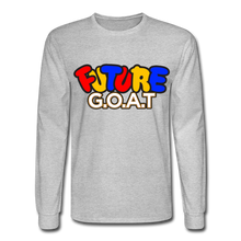 Load image into Gallery viewer, FUTURE G.O.A.T Long Sleeve T-Shirt - heather gray
