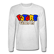 Load image into Gallery viewer, FUTURE G.O.A.T Long Sleeve T-Shirt - light heather gray
