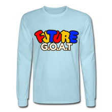 Load image into Gallery viewer, FUTURE G.O.A.T Long Sleeve T-Shirt - powder blue
