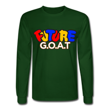 Load image into Gallery viewer, FUTURE G.O.A.T Long Sleeve T-Shirt - forest green
