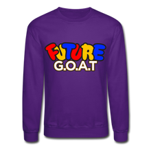 Load image into Gallery viewer, FUTURE G.O.A.T Crewneck Sweatshirt - purple
