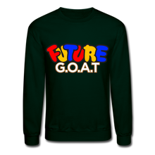 Load image into Gallery viewer, FUTURE G.O.A.T Crewneck Sweatshirt - forest green
