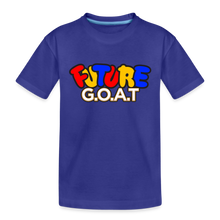 Load image into Gallery viewer, FUTURE G.O.A.T Kids&#39; Premium T-Shirt - royal blue
