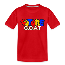 Load image into Gallery viewer, FUTURE G.O.A.T Kids&#39; Premium T-Shirt - red
