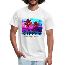 Load image into Gallery viewer, Miami Sunset Matching Durag Shirt - white

