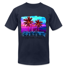 Load image into Gallery viewer, Miami Sunset Matching Durag Shirt - navy
