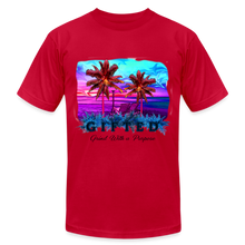 Load image into Gallery viewer, Miami Sunset Matching Durag Shirt - red
